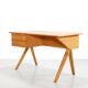 Vintage Birch EB02 desk by Cees Braakman for Pastoe, The Netherlands 1950s