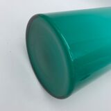 3-layer vintage Scandinavian-style opaline roll vase