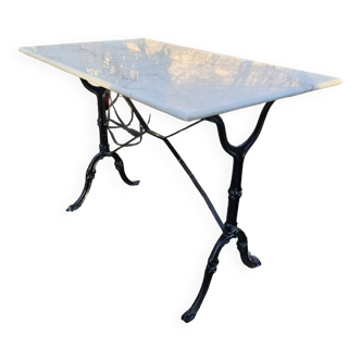 Marble top bistro table