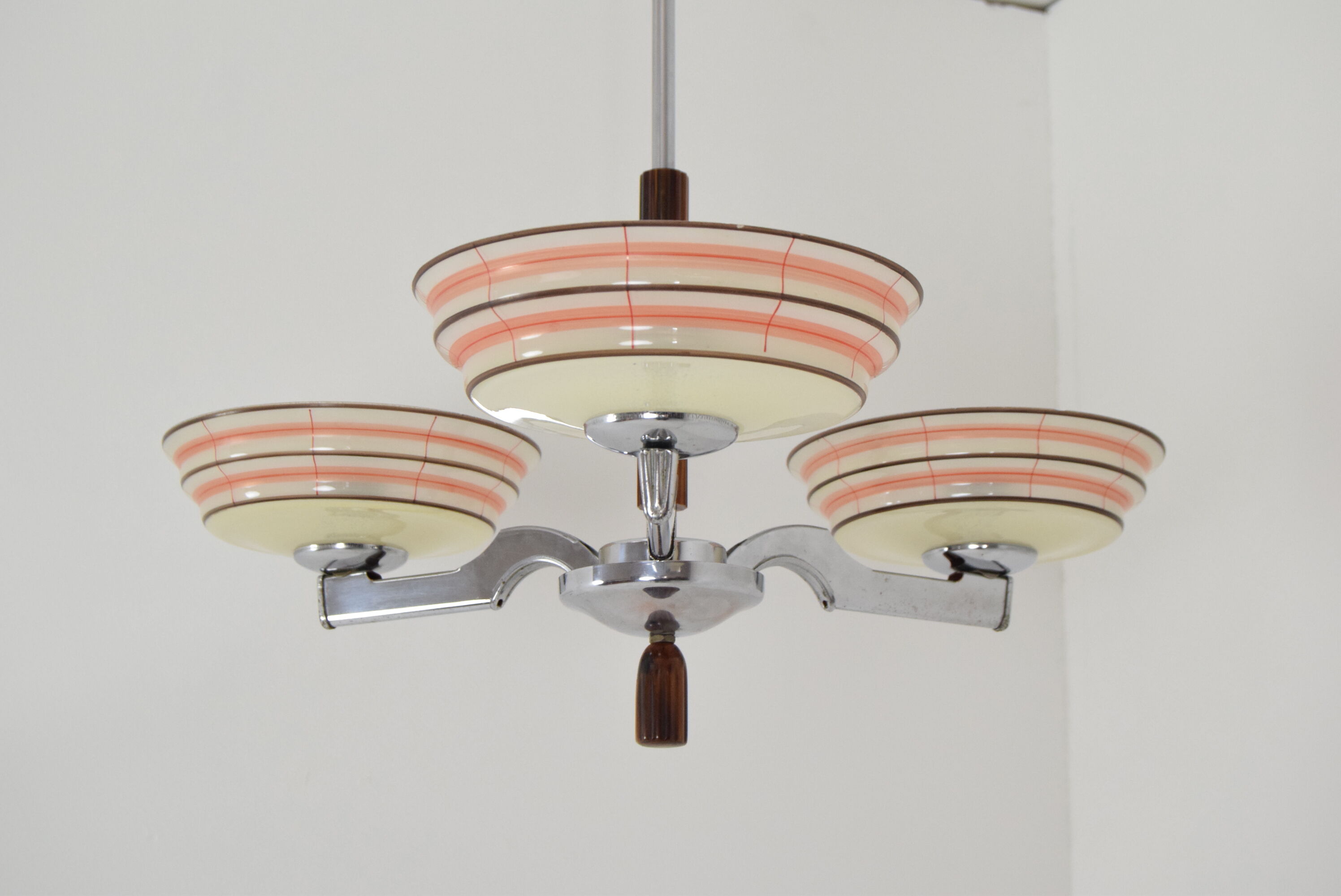 Mid-century Chandelier,Czechoslovakia,1950's.