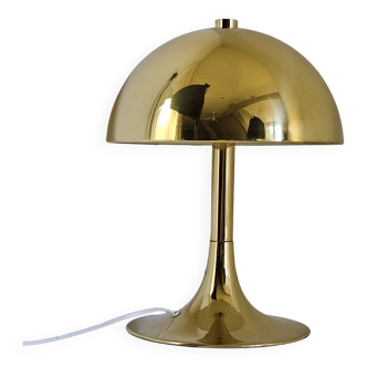 Mushroom Table Lamp in Brass, Italy 1970's