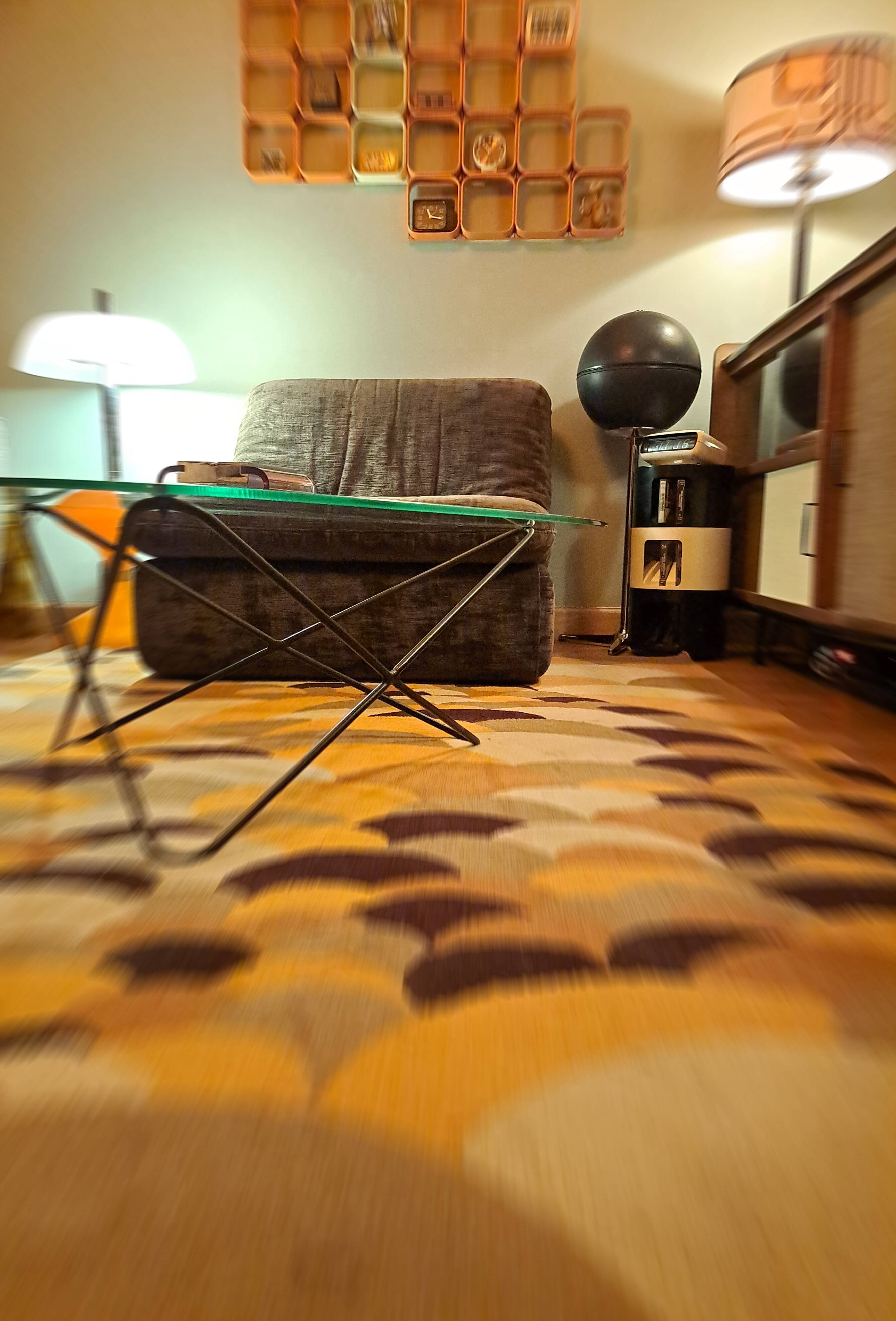 Steiner chair 1970 velvet ribbed brown