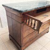 Louis Philippe mahogany secretary chest of drawers