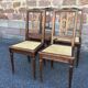Set of 4 French chairs louis XVI vintage 30s Provence