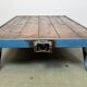 Large blue industrial coffee table cart, 1960s