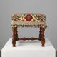 Early 20th Century Wood & Fabric footstool, France