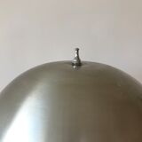 Mushroom lamp, brushed steel, circa 1960