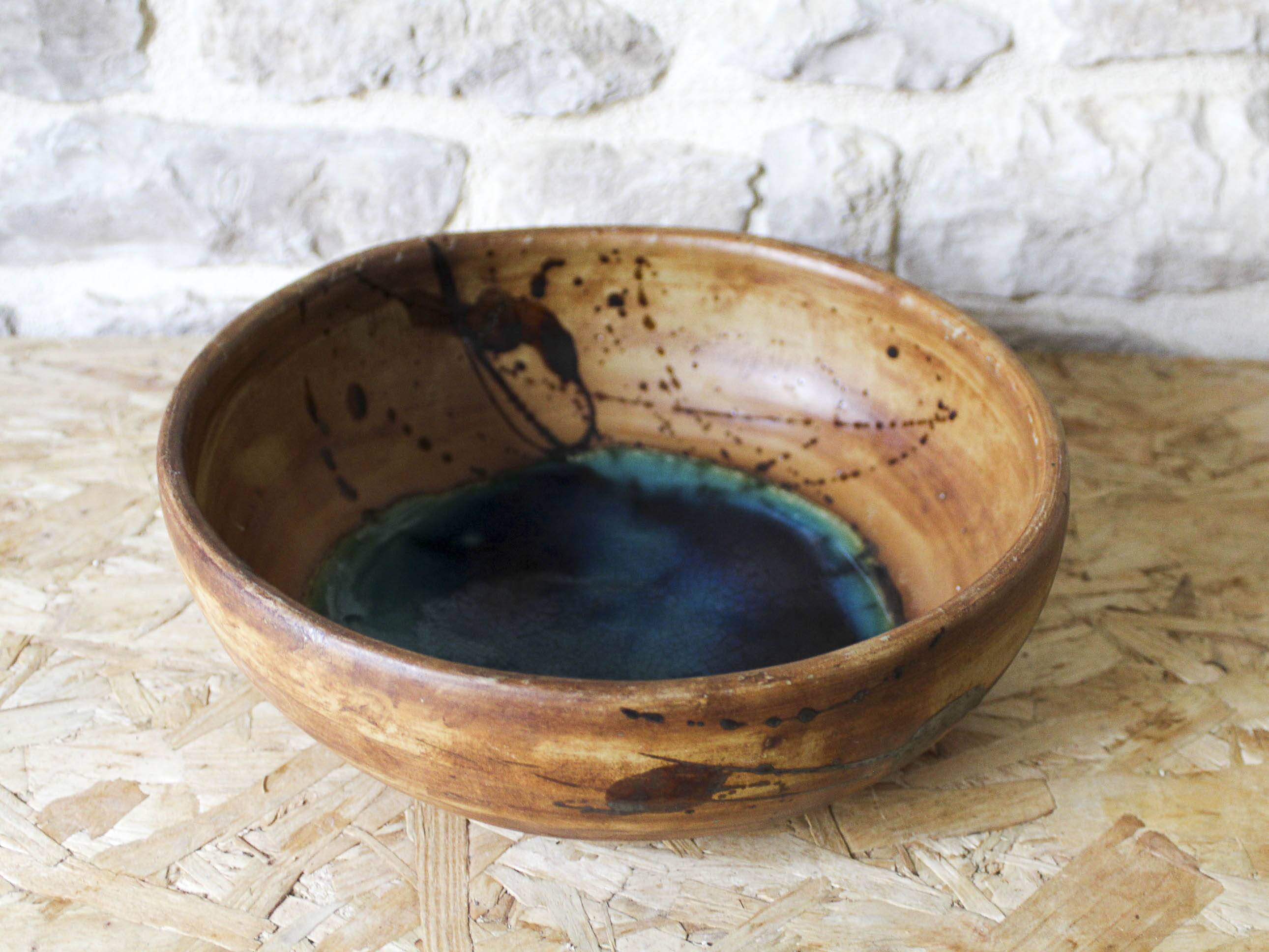 Large ceramic bowl Pottery de la Colombe