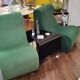 Modular green corner sofa 1970s