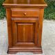 Vintage chest of drawers in solid oak wood Louis Philippe 20th century
