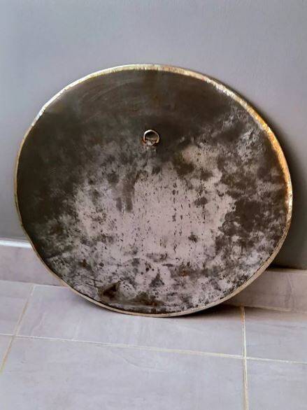 Metal mirror, 39x39 cm, 1970.