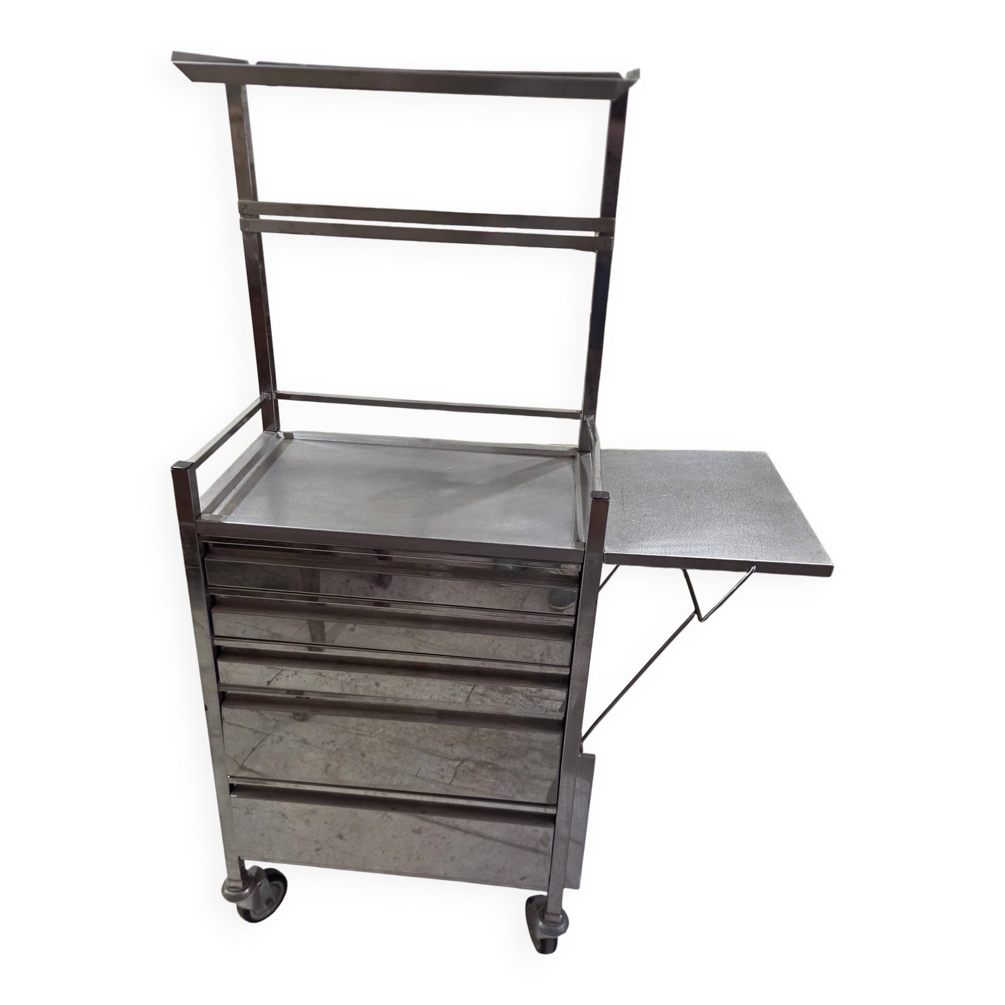 meuble médical inox