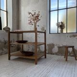 XS oak draper's table