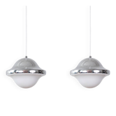 Pair of 2 Bubi lamps by Henning Kuppel, Pandul, 1972