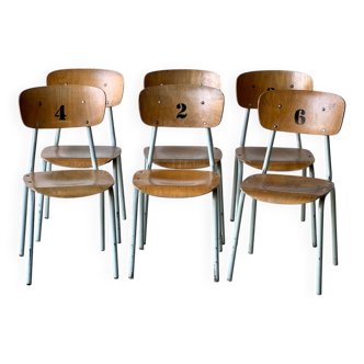 School Chairs, set of 6