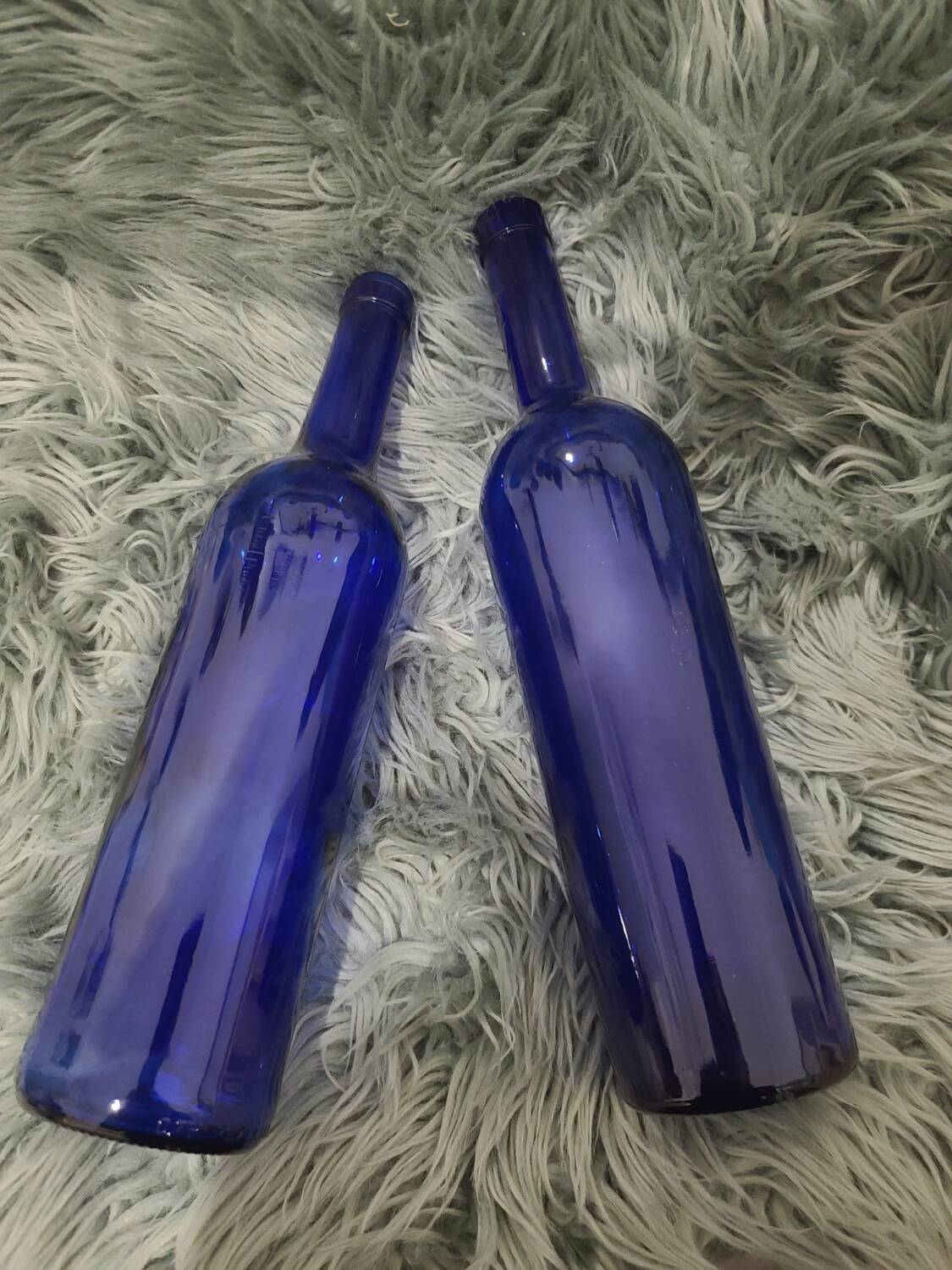 Cobalt Blue Glass Bottle