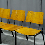Lot of 4 oak chairs, 1974