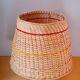 60s rattan lampshade