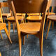 Set of 10 bistro chairs