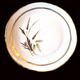 Set of 8 vintage dessert plates in porcelain – Wheat Ear pattern