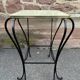 plant stand console plant stand side table Formica and metal