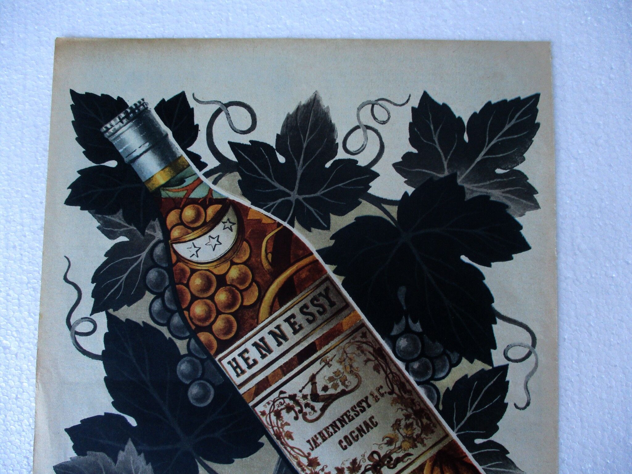 old hennessy 50s advertisement