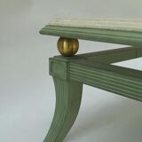 Pair of low tables square Etruscan style bronze skated to the antique circa 1970'