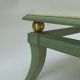 Paire de tables basses carrées de style étrusque en bronze patiné à l'antique circa 1970 "