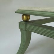 Pair of low tables square Etruscan style bronze skated to the antique circa 1970'
