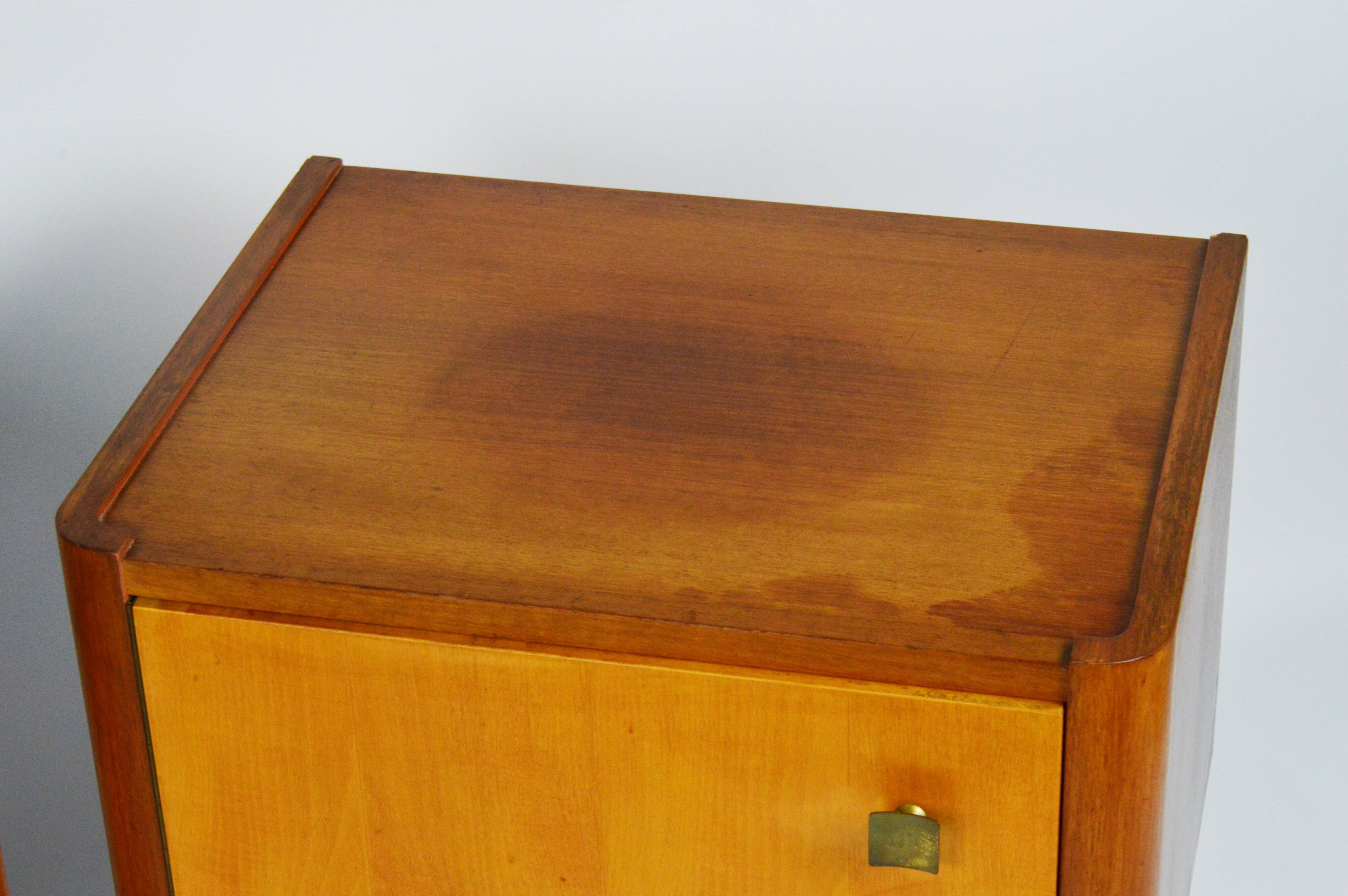 A pair of bedside tables, 1970s