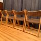 Ensemble de quatre chaises Kon Tiki par Gillis Lundgren, Ikea, Suède, années 1980