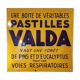 Vintage enamel plate Pastilles Valda - from the 1960s