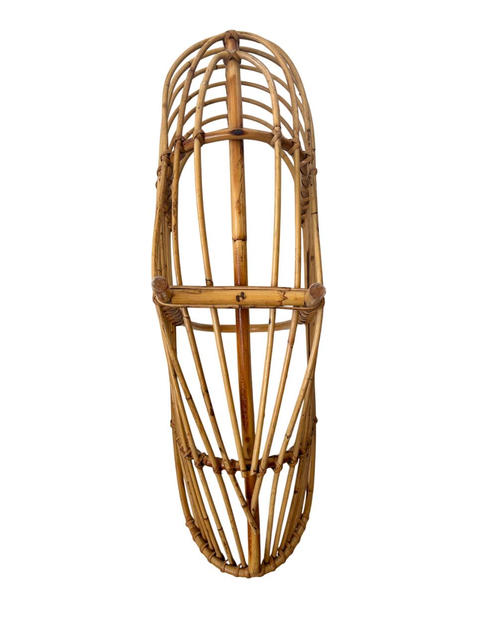 Rattan magazine rack by Franco Albini, 1960