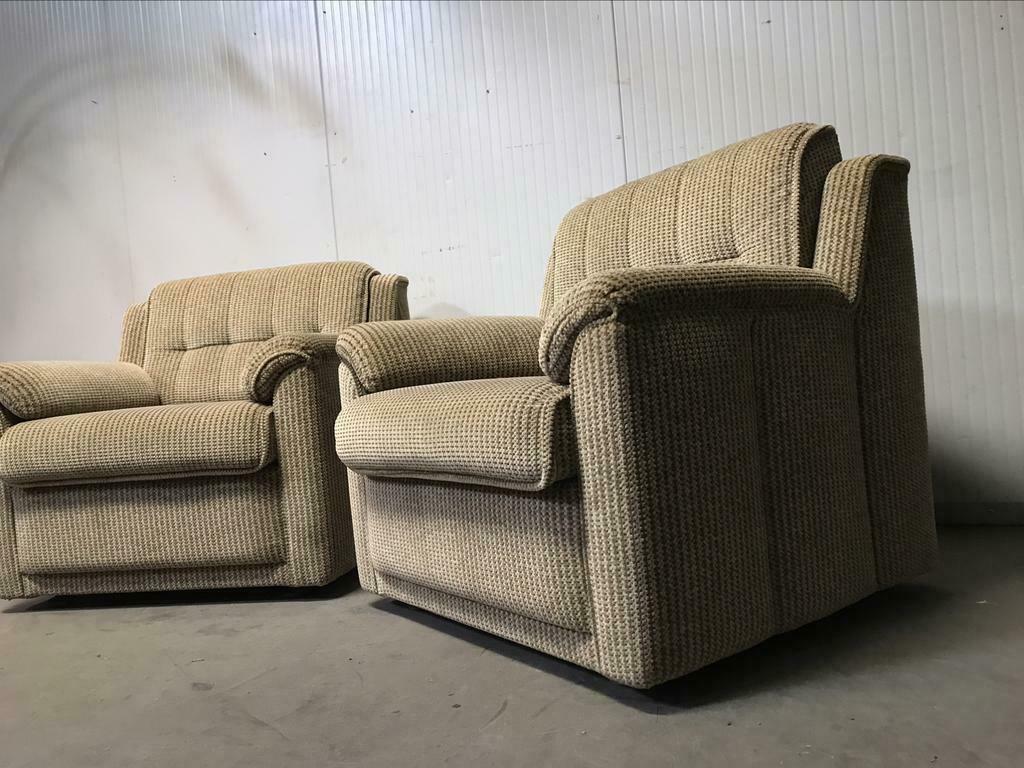 set of 2 vintage seats/ one-seated/armchairs