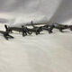 Set of 6 tin knife holders