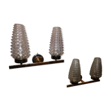 Pair of double wall light 50 years