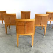 Aro dining chairs by Chi Wing Lo for Giorgetti, Italy - set of 6
