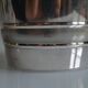 Vintage silver metal ice bucket