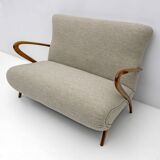 Mid-Century Modern Italian  Bouclè Settee, 1950s