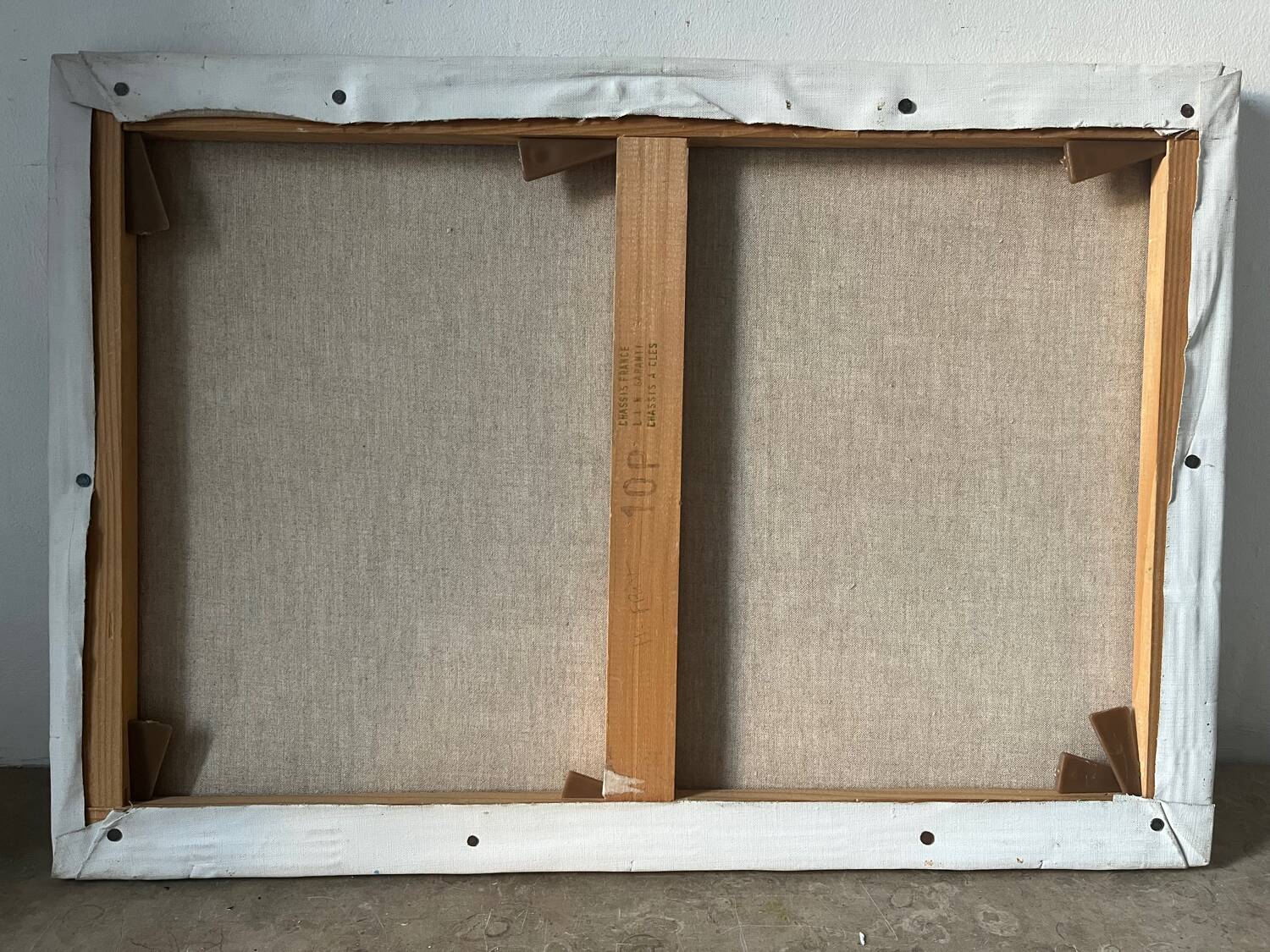 Still life with flowers, bread, apples and chair, signed