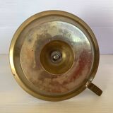 Brass cellar rat candle holder