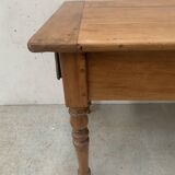 Table de ferme en merisier massif XIX siècle