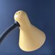 Vintage 1970s mustard yellow gooseneck desk lamp.