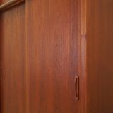 Teak wardrobe, Danish design, 1970s, production: Denmark