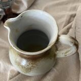 Vintage glazed ceramic water/orangeade carafe, 1950