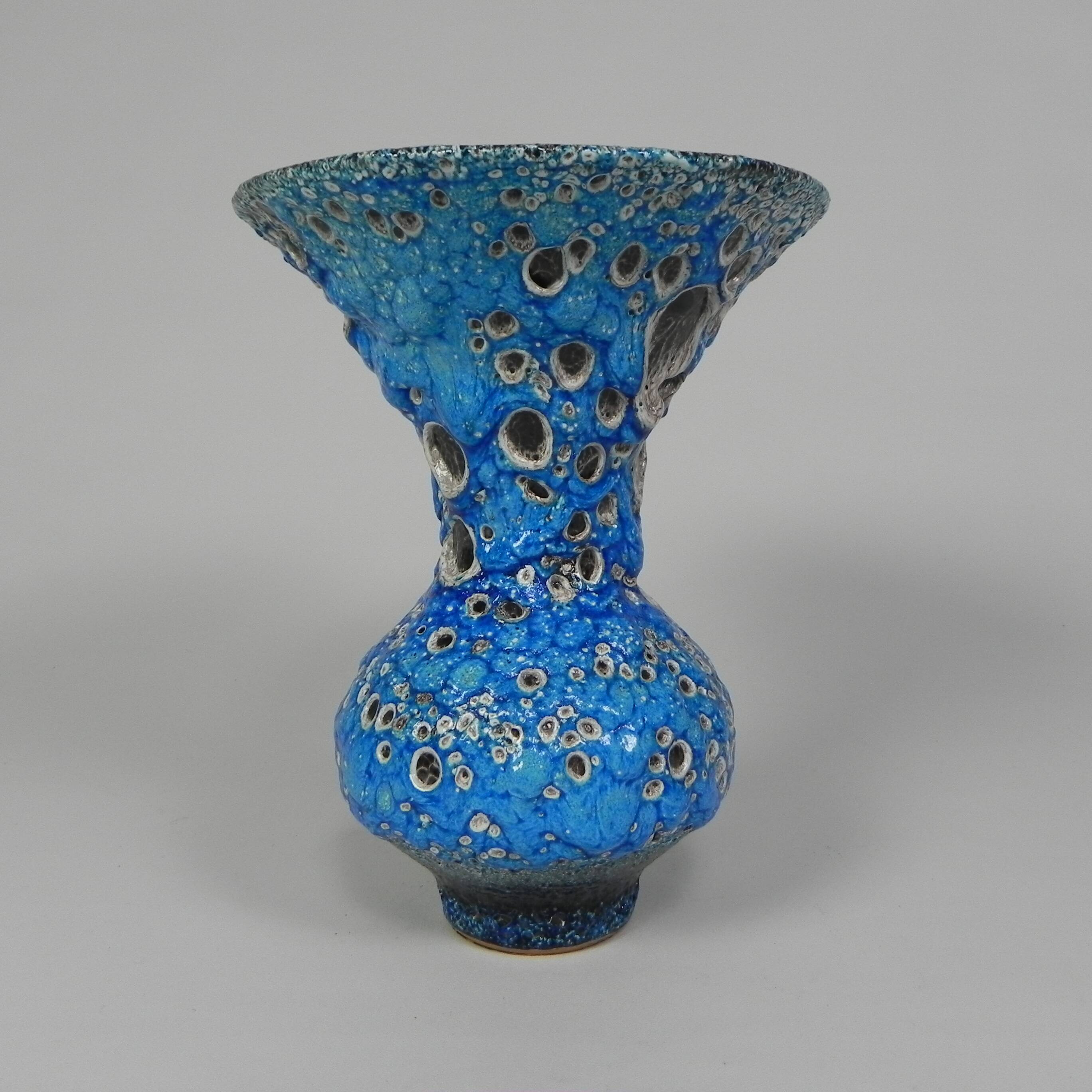 Vintage Fat Lava vase, Vallauris, 1950s