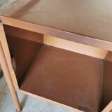 Pair of boarding school bedside tables