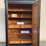 Black notary cabinet