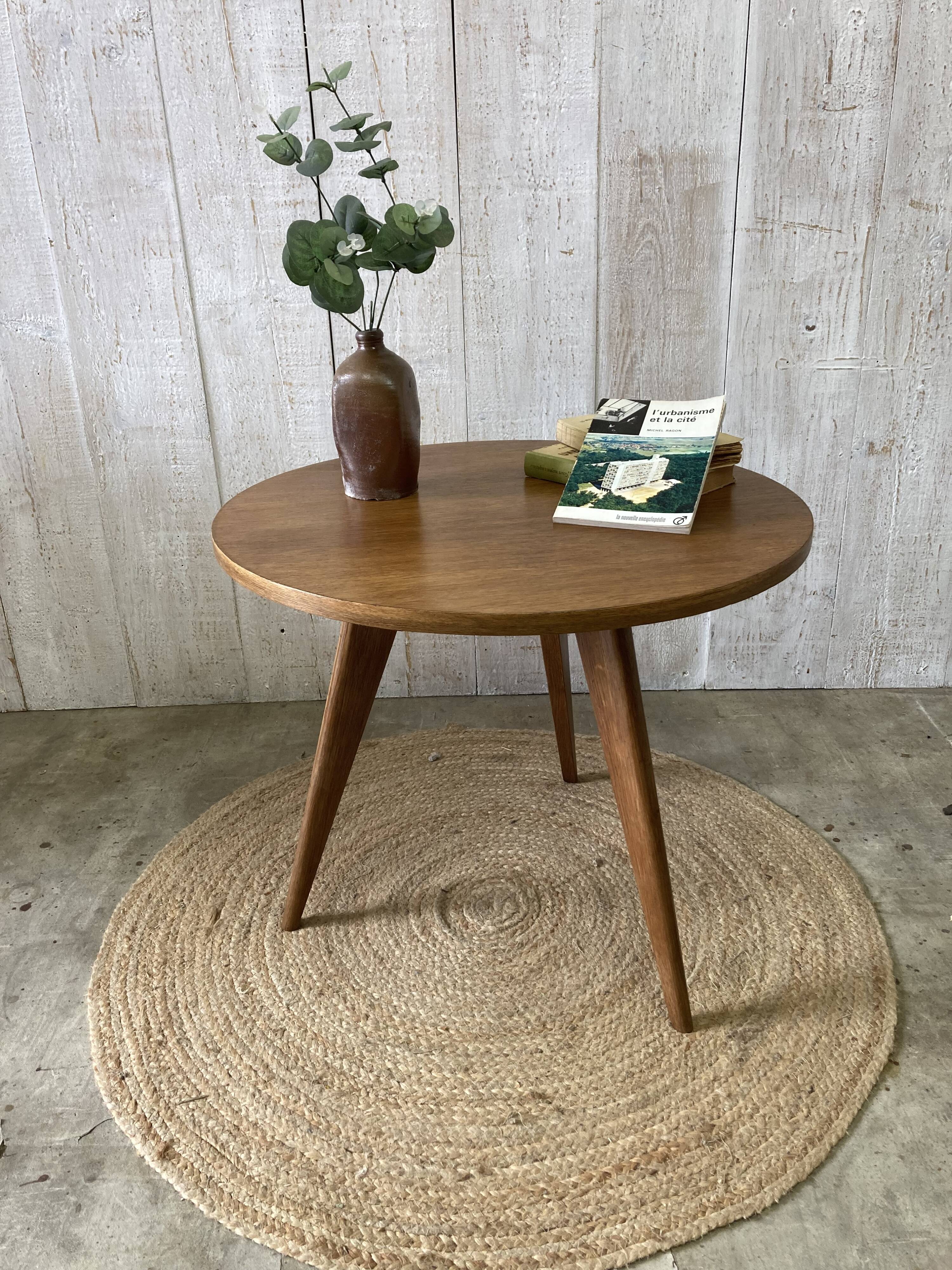 50's tripod pedestal table
