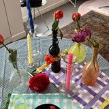 Burgundy glass - Tunisian crafts